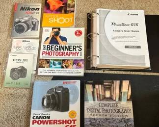 EFF014 - Photography Book & Camera Manual Lot