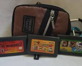 EFF114- Assorted Game Boy Advance Games And Pouch