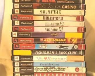 EFF004- Huge PS2 Game Lot!