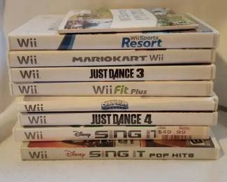 EFF059- Assorted Nintendo Wii Games
