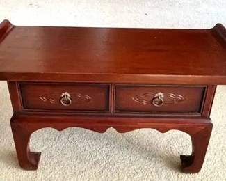 EFF183 Wood Chinese Huanghuali/ Two-Drawer Altar Table 