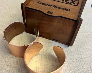 EFF171 Two Demmex Copper Bracelets 