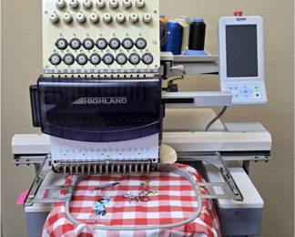 Highland 15 Needle Embroidery Machine