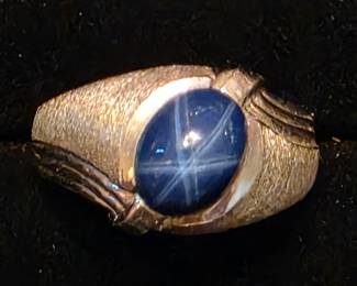 Genuine Star Gold ring 