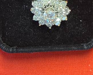 14K and Diamonds ring 