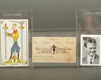 3 Lindbergh Collectible Cards. One is a early 30's Bulgaria cigarette card No. 242. 