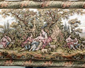 Wall Tapestry. Measures 59" x 36". Has a linen backing