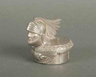 1928 Willys Knight Automotive Mascot. 3 3/8" tall and 3 1/2" wide