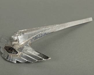 Jaguar Hood Ornament. 1955 Jaguar MK 7. 11" long and 5 3/4" wide