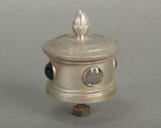 Boyce Motor Meter Light. 3" tall and 2 1/2" wide. 3 jewels