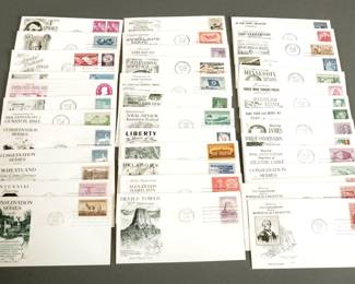 41 First Day Covers. These are from 1956, 1957 and 1958 of people, places and history.