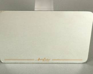 Mirror From Amelia Earhart Luggage. New Old Stock mirror. 9" x 6".
