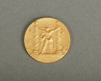 1939 New York World's Fair Medallion. Czechoslovakia Freedom. Bronze by Medalic Art. 1 1/2".