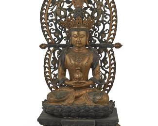 1289
An Asian parcel gilt bronze figure of Amitayus
20th century
With impressed mark to base verso
29.25" H x 15" W x 11.75" D
Estimate: $700 - $900