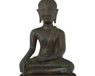 1084
A Southeast Asian cast metal figure of Buddha
19th century or later
9.5" H x 5.5" W x 3.5" D
Estimate: $500 - $700