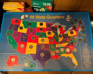 STATE QUARTERS ALL FILLED IN.