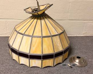 341 Stained Glass Ceiling Light