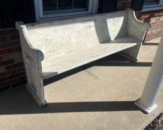 267 Vintage Church Pew