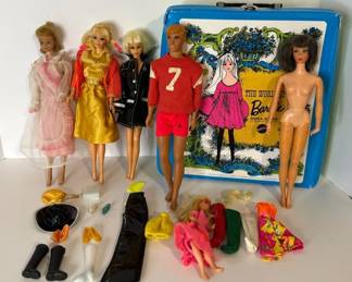 vintage Barbie dolls