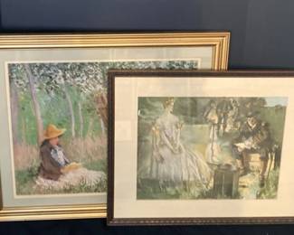 Impressionist Style Art & MET Poster