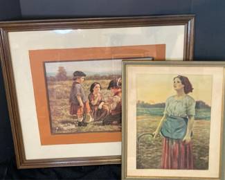 Peasant Style Field Prints