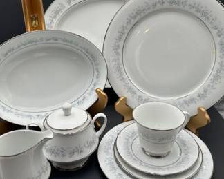 Contemporary By Noritake “Marywood” Dinnerware: 53pcs