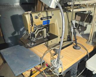 Brother LK3-B430 Series industrial bar-track sewing machine - used for heavy duty garment reinforcement and industrial textile production. $1,400.00 (1 of 6)