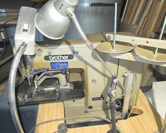 Brother LK3-B430 Series industrial bar-track sewing machine - used for heavy duty garment reinforcement and industrial textile production. $1,400.00 (4 of 6)