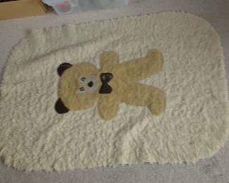 Vintage bath rug