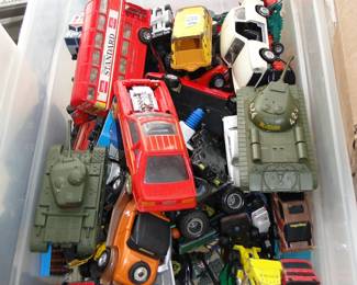 Vintage toy cars