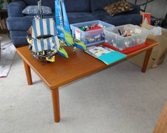 Coffee Table made in Denmark. Lots of older LEGOS
