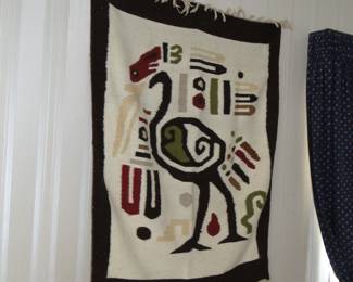 Textile wall hanging