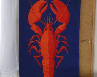 Vintage Lobster textile