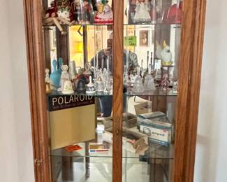 Lighted curio cabinet