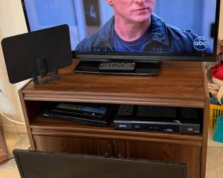 We have three working flatscreen TVs come and enjoy