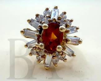 14K GOLD COCKTAIL RING