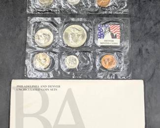 1958 D/P SILVER COINS UNCIRCULATED