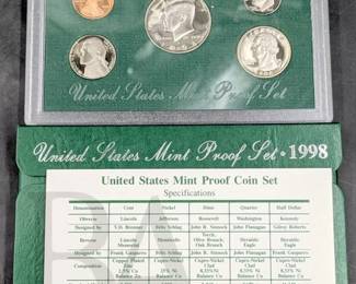 1998 - S US MINT PROOF