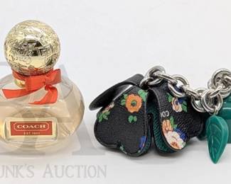 COACH POPPY PERFUME & KEYCHAIN