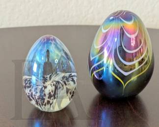 GLASS EGGS
