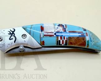 INLAID BROWNING KNIFE