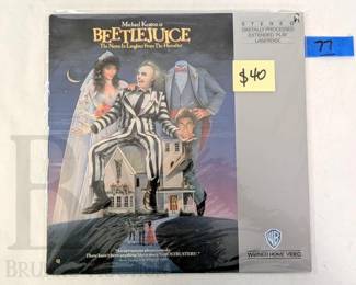 BEETLEJUICE LASER DISC