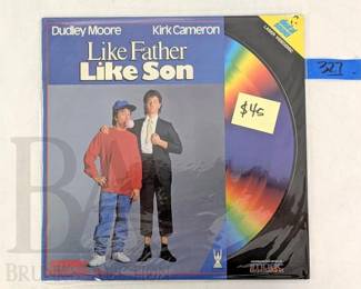 LIKE FATHER LIKE SON LASER DISC