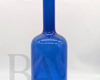 COBALT GLASS VASE