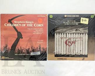 STEPHEN KING CHILDREN OF THE CORN AND CUJO LASER DISC