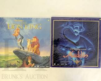 DISNEY LION KING AND ALADDIN LASER DISC