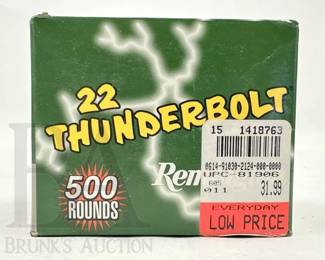 REMINGTON 22 THUNDERBOLT AMMO