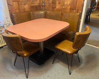 kitchen table with bench and two seats