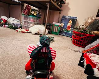 YULE-1 motorcycle Santa