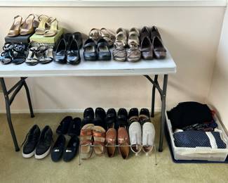 Ladies dress and casual shoes. 